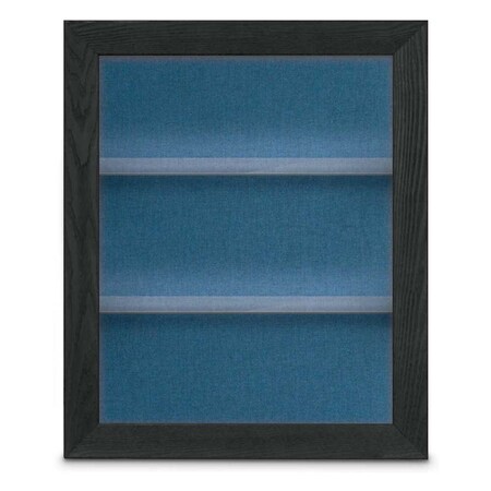 United Visual Products Outdoor Enclosed Combo Board, 42"x32", Gold Frame/Blue & Cloud UVCB4232ODG-BLUE-CLOUD
